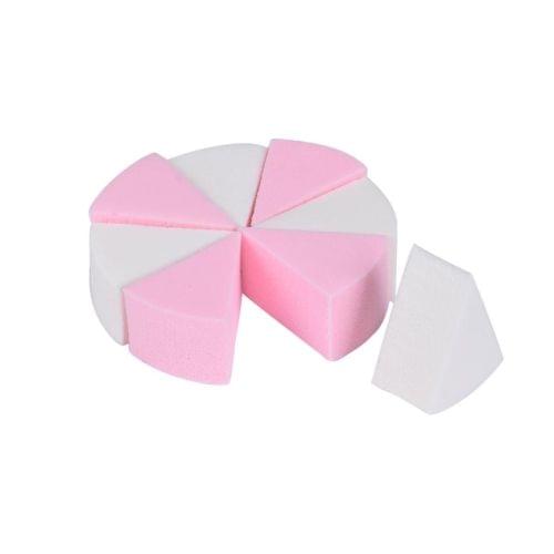 3 Sets Soft Sponges Riangle Round 8 Cut Puff Foundation Maquiagem Face Make up Tools(Multi)