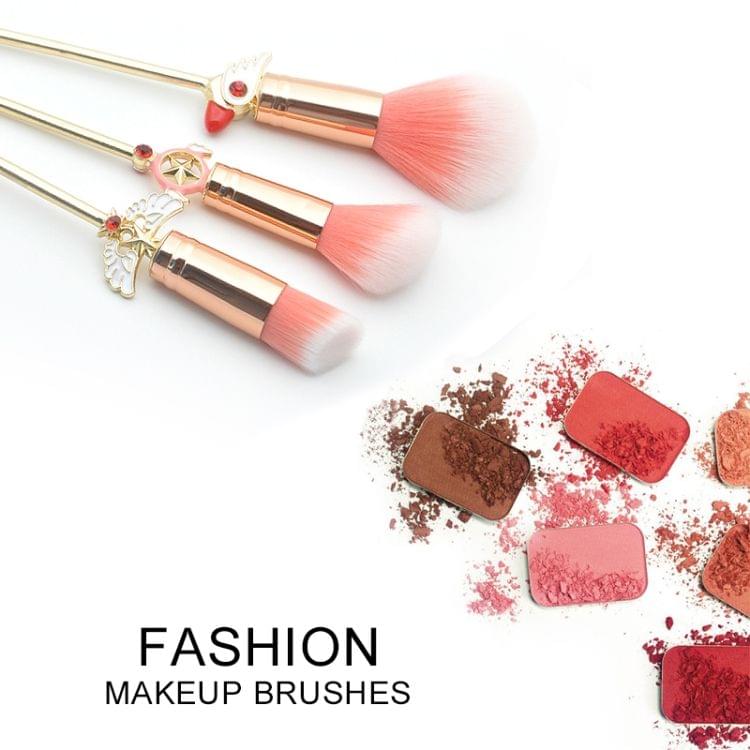 8 in 1 Variety Sakura Handle Eye Brush Multi-functional Makeup Brush