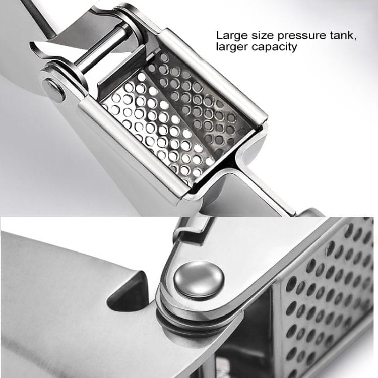 Food Grade 304 Stainless Steel Garlic Press Presser Crusher Slicer