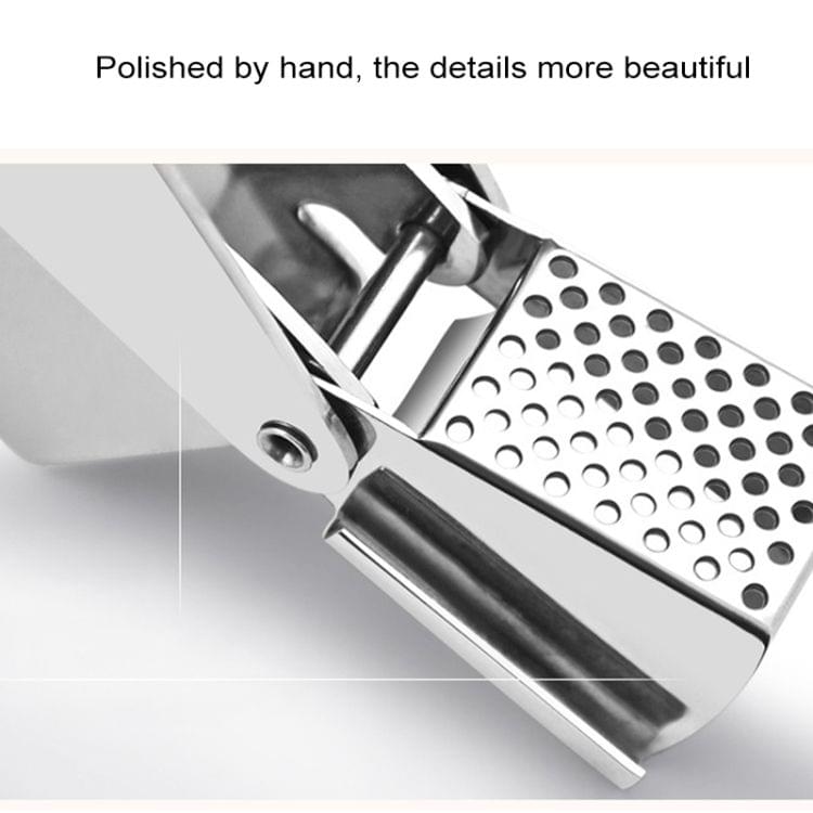 Food Grade 304 Stainless Steel Garlic Press Presser Crusher Slicer