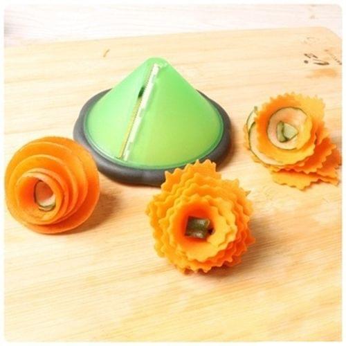 Creative Spiral Vegetable Slicer Kitchen Tool Fruit Vegetable Carving Tools Roll Flower