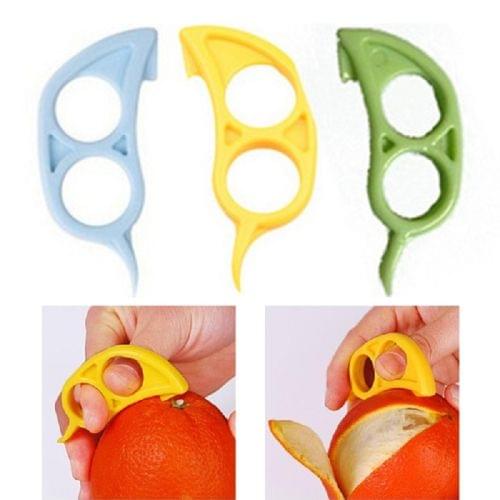 100 PCS Mouse Shape Lemons Orange Peeler Remover Slicer