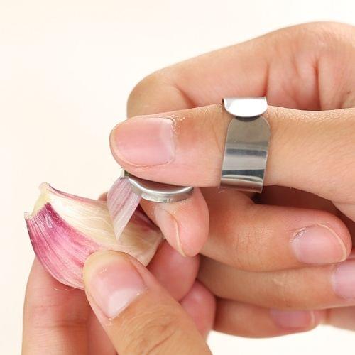 5 PCS Creative Kitchen Multi-functional Health Plane Garlic Apparatus Stainless Steel(Grey)