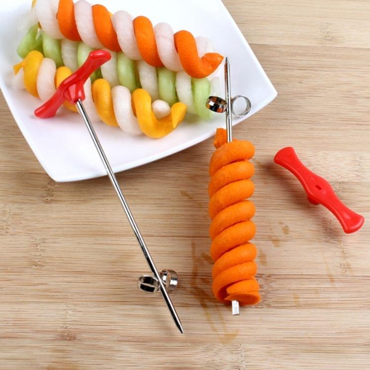 Manual Cutter Chopper Spiral Knife Carving Tool Screw Slicer Spiralizer