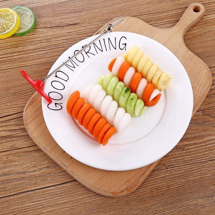 Manual Cutter Chopper Spiral Knife Carving Tool Screw Slicer Spiralizer