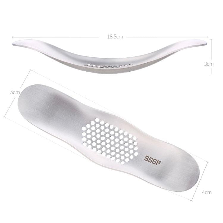 SSGP Kitchen Tool Manual 304 Stainless Steel Brushed Texture Garlic Presser