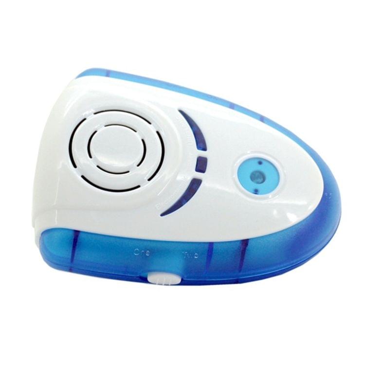 6W Electronic Ultrasonic Electromagnetic Wave Anti Mosquito Rat Insect Pest Repeller with Light, UK Plug, AC 90-240V(Blue)