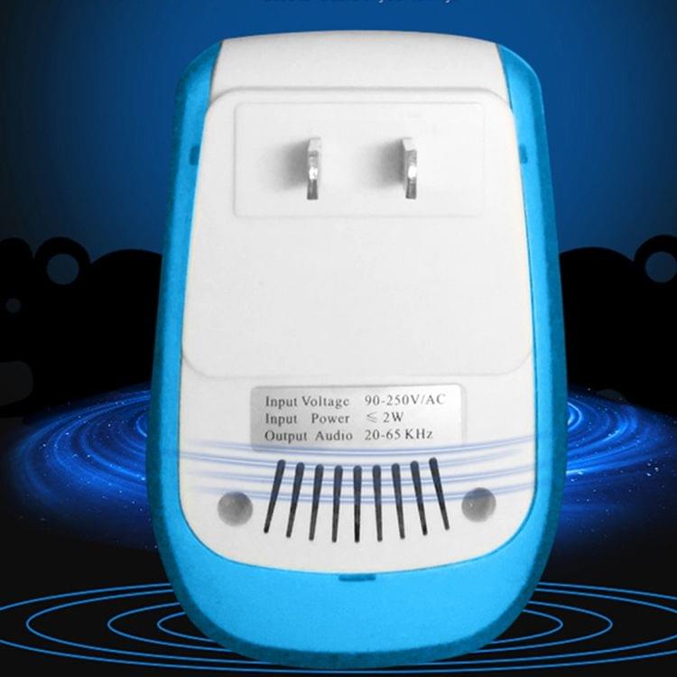 2W Electronic Ultrasonic Anti Mosquito Rat Insect Pest Repeller with Light, US Plug, AC 90-250V