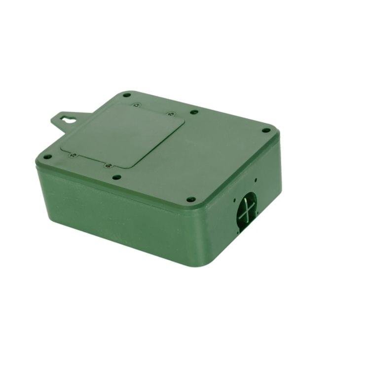 Environmental Friendly White + Red Light Solar-powered LED Ultrasonic Animal Repeller Bird Cat Dog Control Device With 6.5V / 0.1W Solar Panel & PIR Sensor & Light Sensor, Got the CE / ROHS Certification