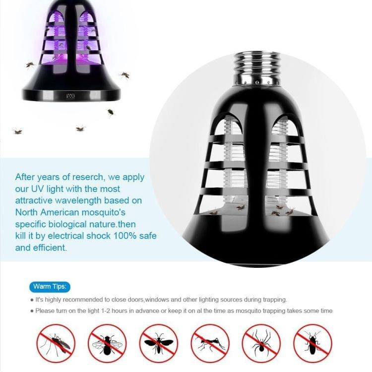 YWXLight E27 Bulb AC 220V Electronic Insect Anti Mosquito Killer Lamp