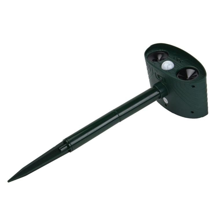 Powerful Ultrasonic Solar-powered Animal Repeller With PIR Sensor & Light Sensor