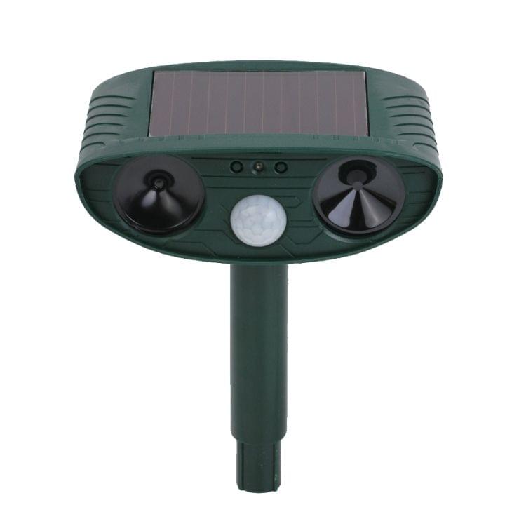 Powerful Ultrasonic Solar-powered Animal Repeller With PIR Sensor & Light Sensor