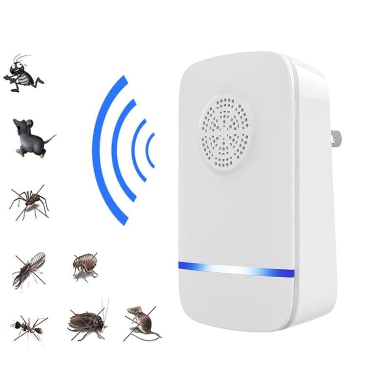 Electronic Ultrasonic Anti Mosquito Rat Insect Pest Repeller with Light, US Plug, AC 110-220V