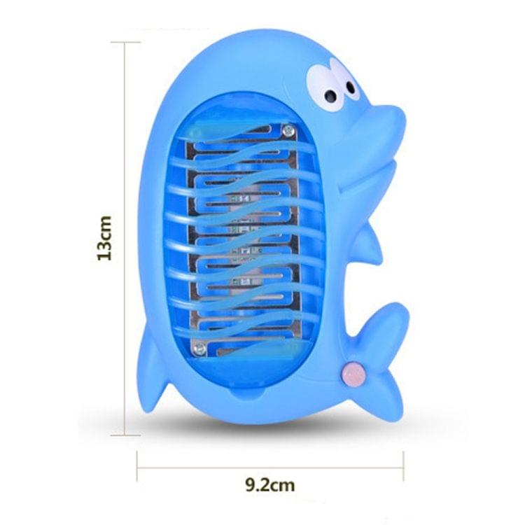 Cute Dolphin Mosquito Killer Lamp Electric Fly Bug Mosquito Insect Killer LED Light Trap Lamp, Random Color Delivery