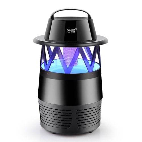 5W 6 LEDs USB Powered No Radiation Mute Photocatalyst 7-blade Fan Mosquito Killer Lamp (Black)