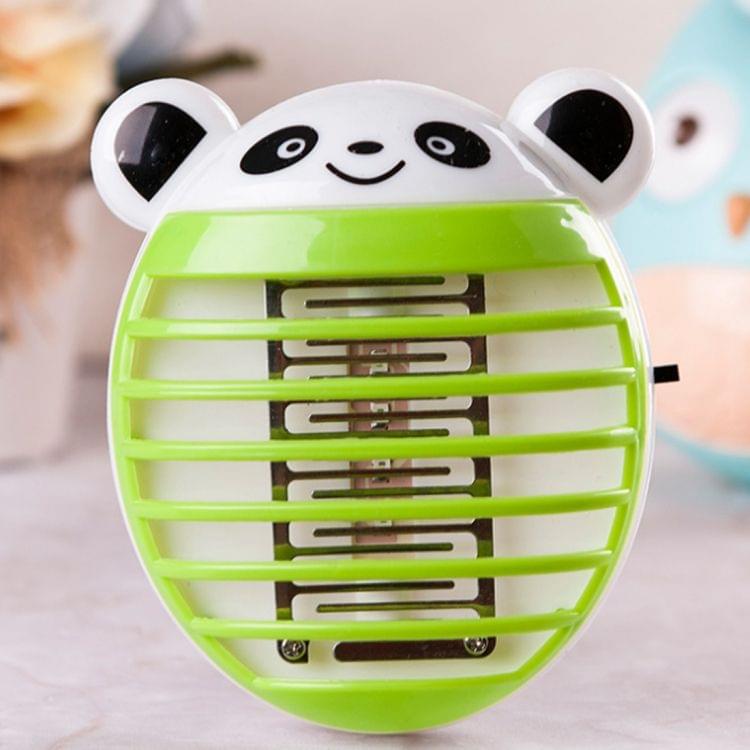 Cute Household Mosquito Killer Lamp LED Light Anti Mosquito Bug Zapper Insect Muggen Killer Night Light Colorful EU Plug(Green)