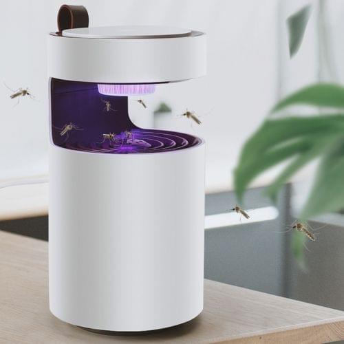 UV Light Inhaled Mosquito Killer Lamp USB Electric Bug Insect Killer Lights Pest Repeller (Wine Red)