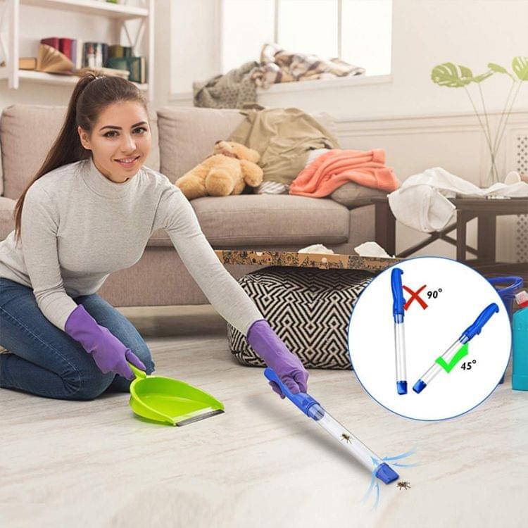 SK818 USB Charging Insects Bugs Suction Traps Electric Pest Spider Catcher with LED Light (Blue)