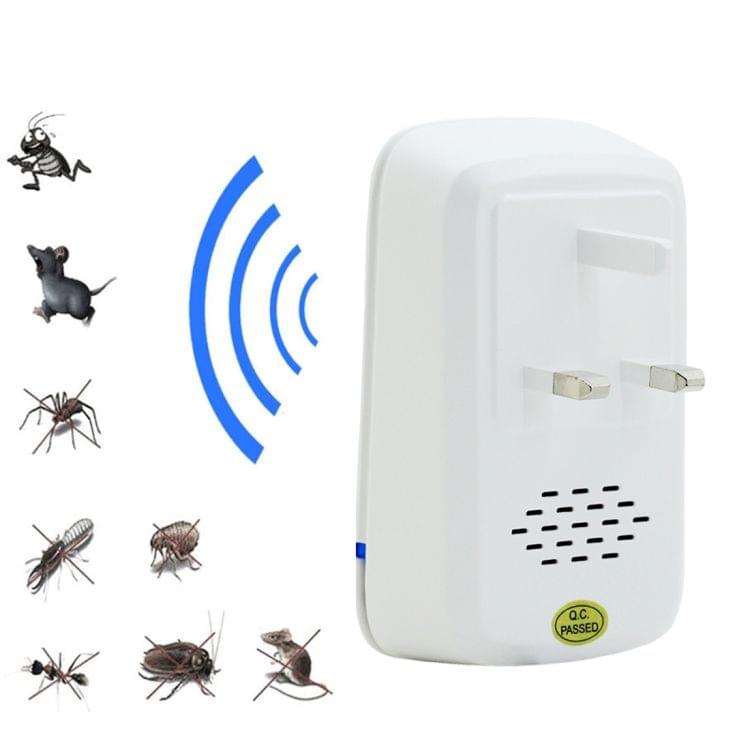 Electronic Ultrasonic Anti Mosquito Rat Insect Pest Repeller with Light, AU Plug, AC 110-220V