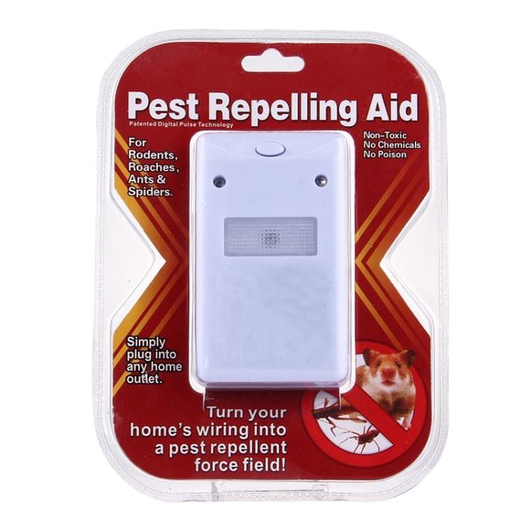 220V Electronic Pest Repellent Mouse Repellent Repeller, EU Plug(White)
