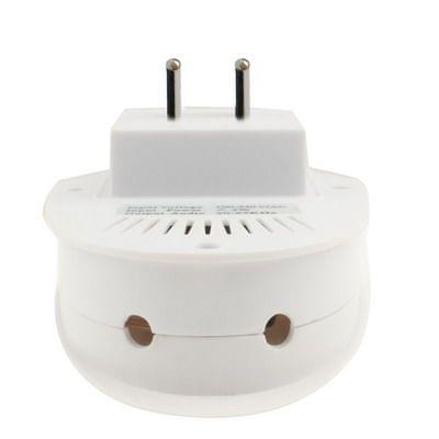 EU Plug Ultrasonic Pest Repeller Electro Magnetic (White)