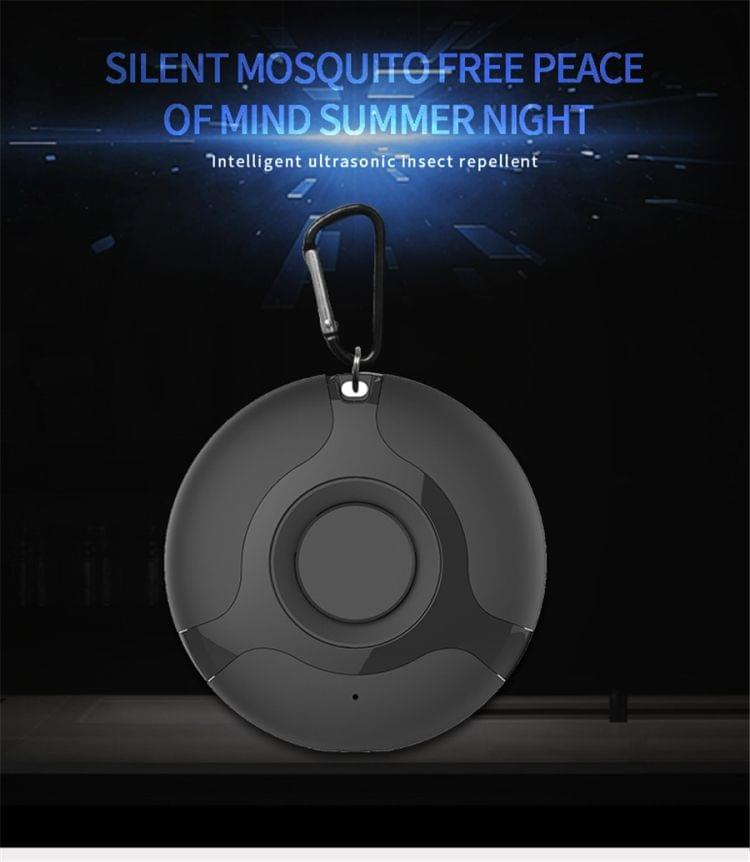 Ultrasonic Mosquito Repellent Electronics Cockroach Spider USB Charging Smart Mosquito Drive(Black)