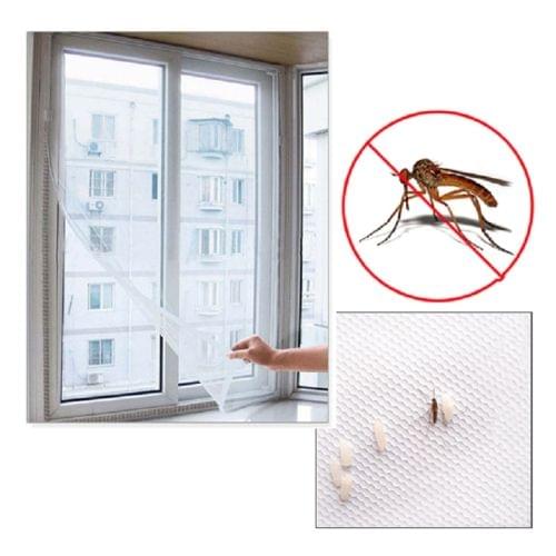 DIY Fly Mosquito Bug Mesh Window Screen Self-adhesive Anti-mosquito Net (10X12CM)