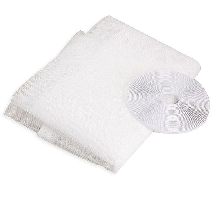 DIY Fly Mosquito Bug Mesh Window Screen Self-adhesive Anti-mosquito Net (10X12CM)