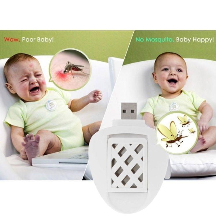 Portable USB Powered Electric Mosquito Killer(White)