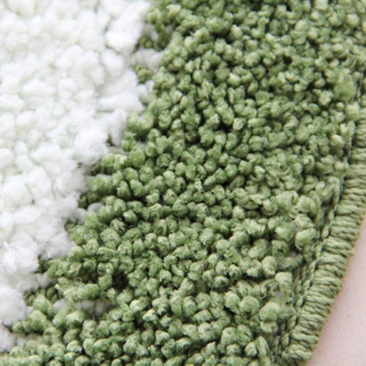 Foot-shaped Non Slip Shaggy Soft Water Absorption Bedroom Bathroom Carpet Mat, Size: 40x60cm(Grey)