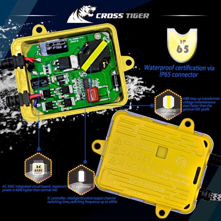 One Set 9005 HB3 AC 12V 55W 5500LM IP65 Waterproof Xenon Lamp 6000k Car Light Headlight HID Xenon Bulb Kit