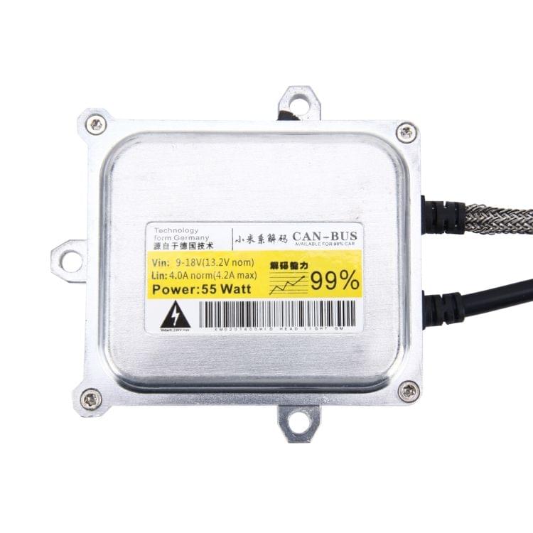 Car Auto G4 Canbus Universal 55W AC9-18V Replacement Slim Quick Start HID Xenon Light Direct Current Ballast for All Bulb Base Sizes