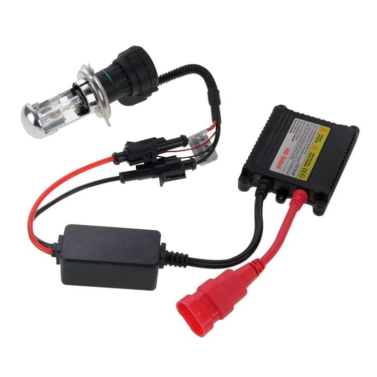 12V 35W H4-3 HID Xenon Light High Intensity Discharge Lamp Kit, Color Temperature: 6000K
