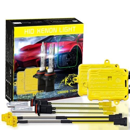 One Set 9006 HB4 AC 12V 55W 5500LM IP65 Waterproof Xenon Lamp 6000K Car Light Headlight HID Xenon Bulb Kit