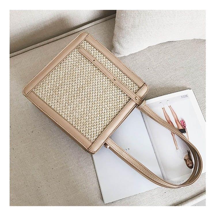 Trend Multi-use Woven-straw Shoulder Bag Ladies Handbag Bag
