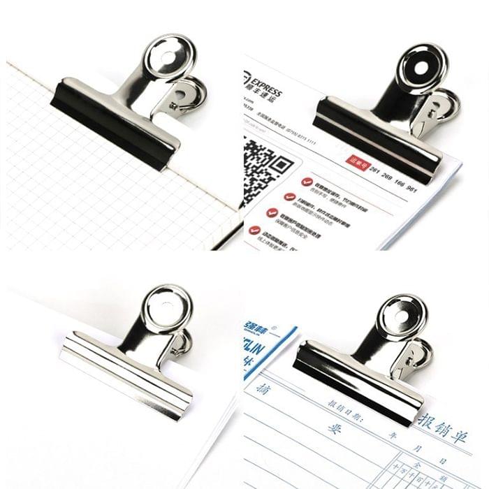 25PCS 22mm Silver Metal Stainless Steel Round Clip Notes Letter Paper Clip Office Bind Clip
