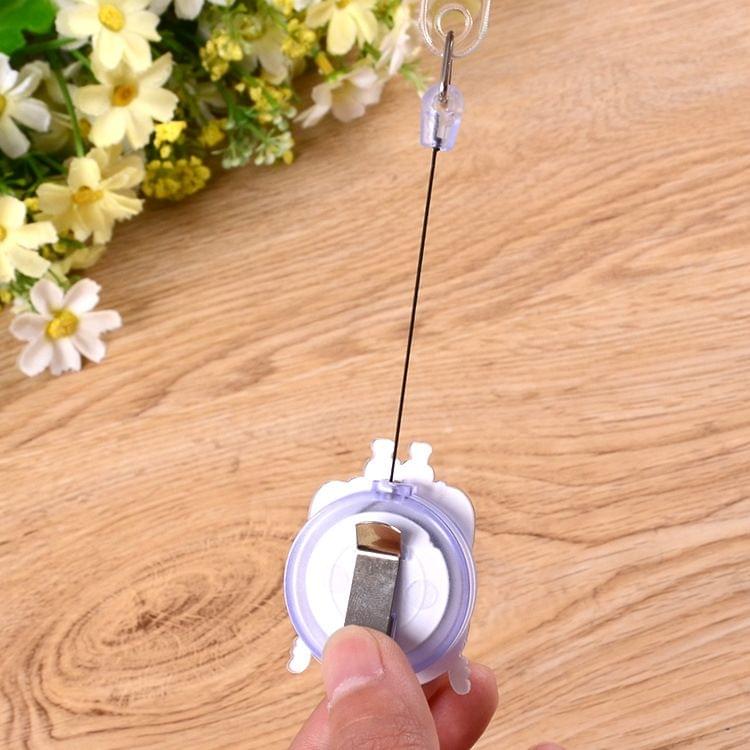 Doctor Head Pattern Cute Retractable Badge Reel Student Nurse ID Name Card Badge