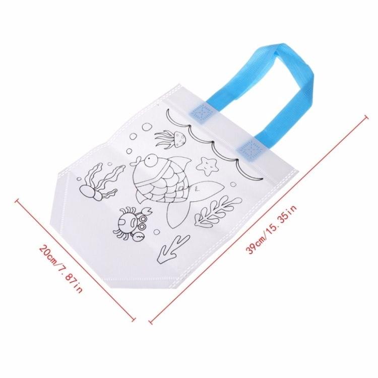 3 PCS Painted Bag Children Graffiti Environmental Protection Handbag Painting Toy