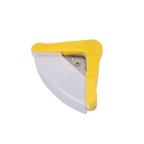 Angle Trimmer Rounder Round Cut Punch Card Corner Scrapebooking Cutter Tool Paper Puncher DIY Clipper Office Stationery(Yellow)