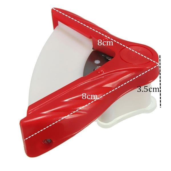 Angle Trimmer Rounder Round Cut Punch Card Corner Scrapebooking Cutter Tool Paper Puncher DIY Clipper Office Stationery(Yellow)