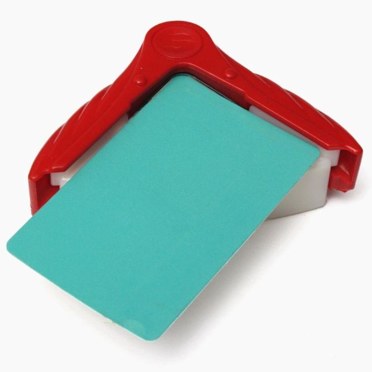 Angle Trimmer Rounder Round Cut Punch Card Corner Scrapebooking Cutter Tool Paper Puncher DIY Clipper Office Stationery(Yellow)