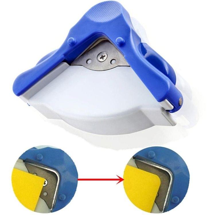 Angle Trimmer Rounder Round Cut Punch Card Corner Scrapebooking Cutter Tool Paper Puncher DIY Clipper Office Stationery(Yellow)