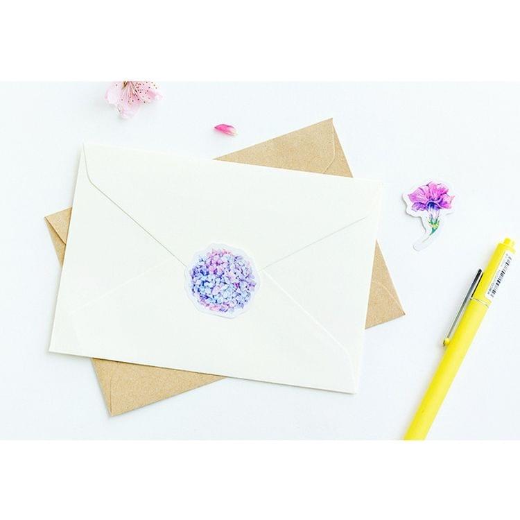 Journal Decoracion Cute Diary Flower Stickers Scrapbooking Flakes (Green)