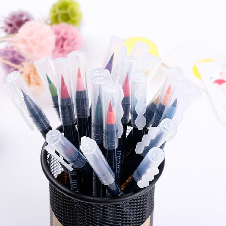 20 PCS / Box Painting Drawing Ink Watercolor Water Color Marker Brush Pen Set