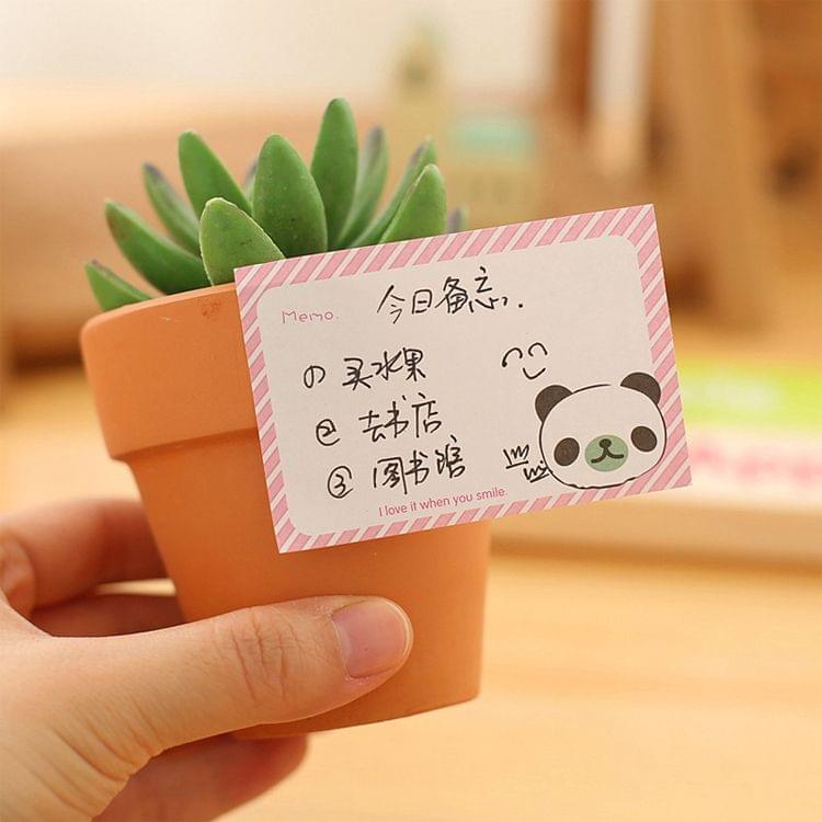 40 PCS Cartoon Print Self Adhesive Memo Pad N-times Sticky Notes Post It Bookmark School Office Supply, Random Color Delivery