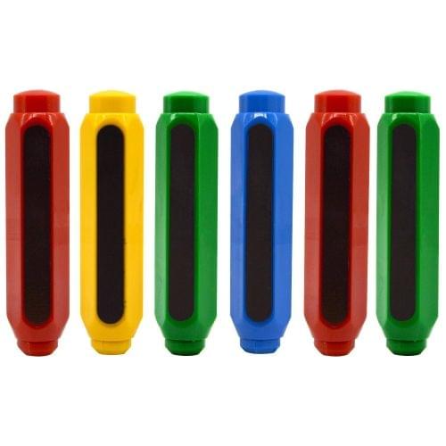 Magnetic Chalk Holder Dustless Double Spring Chalk Pen Holder Auto-adjust Chalk Clip, Ramdom Color