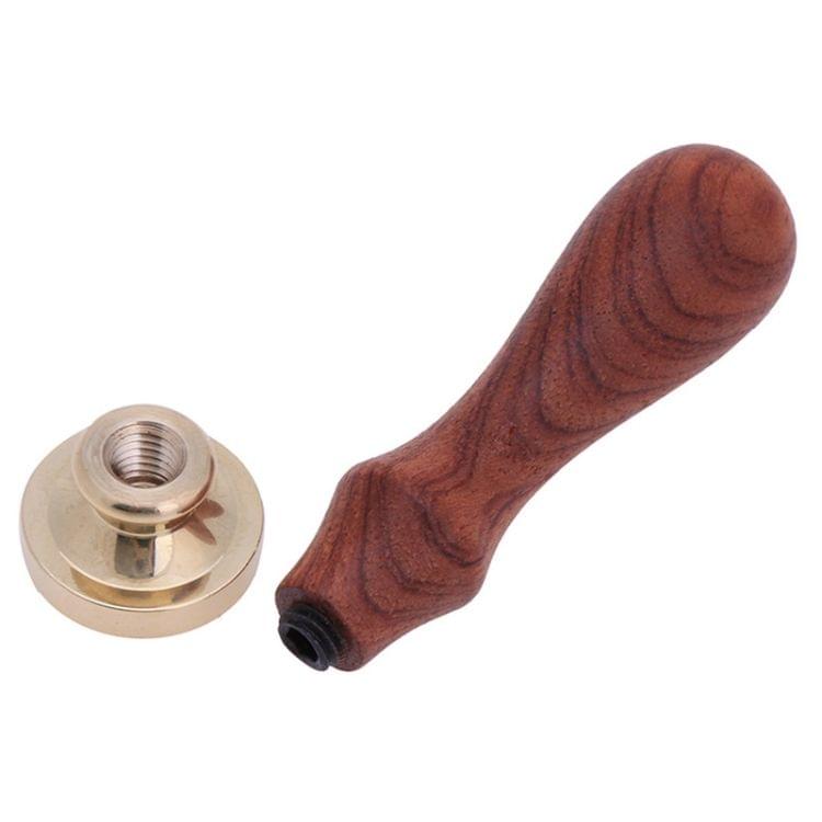 Letter Pattern Sealing Wax Paint Seal Vvintage Printing Letter Envelope Postcard Gift Seal Printing Wooden Handle Wax,Random letter Delivery