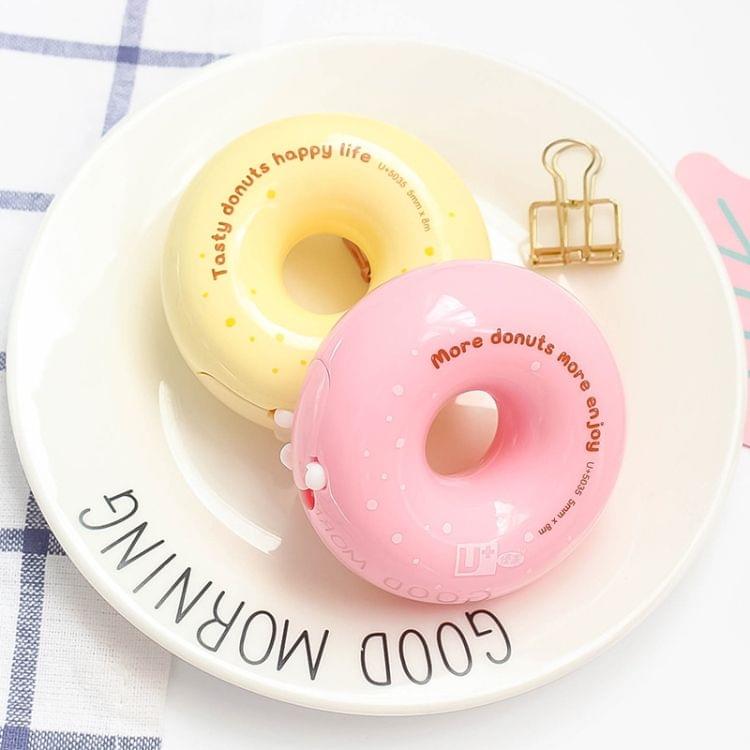 LMT035 Creative Cute Donut Correction Tape Student Stationery School Supplies, Random Color Delivery