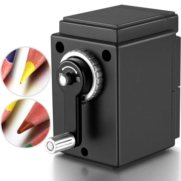 Deli 0668 Sharpener Vintage Camera Shape Pencil Cutting Machine Creative Hand Pencil Sharpener