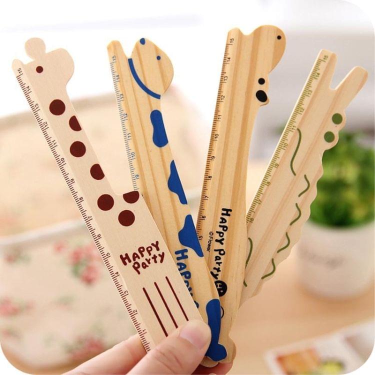 Cartoon Animal Wood Rulers School Supplies Stationery, Name:Dolphin